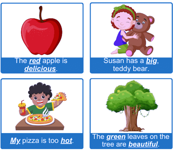 Examples of Adjectives