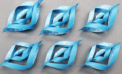 Craft Ideas: 3D Paper Snowflake | Drawing (Art & Craft) - Grade 2