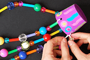 Craft Ideas: Beaded Wind Chimes | Drawing (Art & Craft) - Grade 2