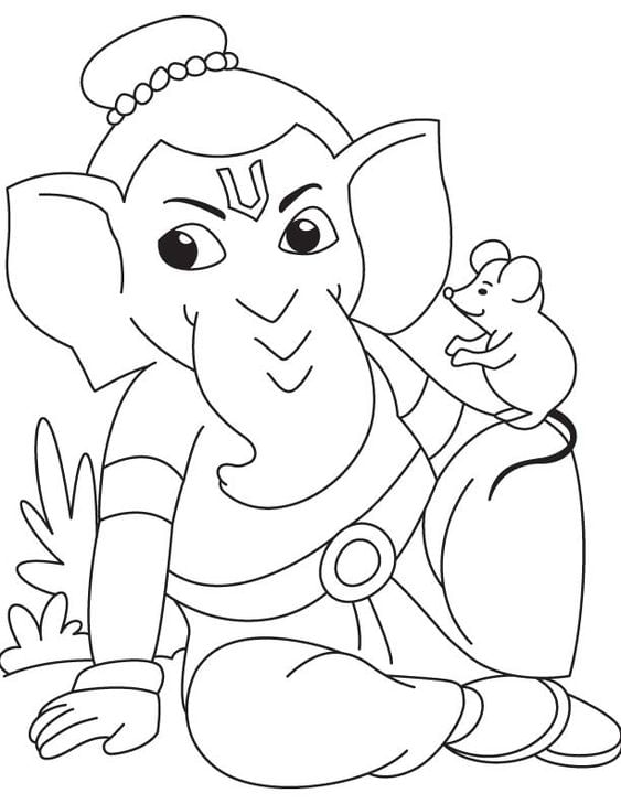 Printable Worksheet: Festival- 1 | Drawing (Art & Craft) - Grade 2