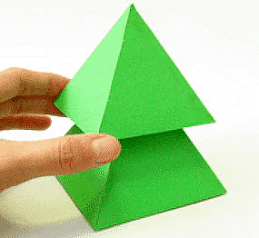 Craft Ideas: 3D Paper Christmas Tree | Drawing (Art & Craft) - Grade 2