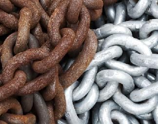 Fig: Rusted Chains