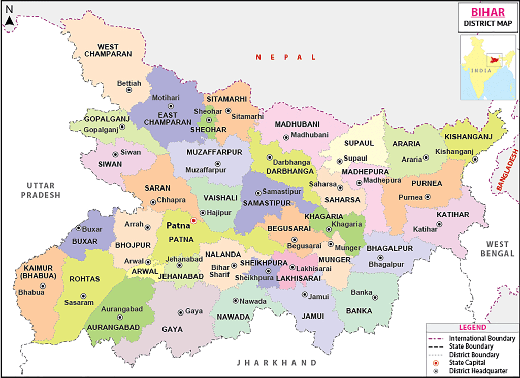 Bpsc Map Bihar GK - BPSC (Bihar) PDF Download