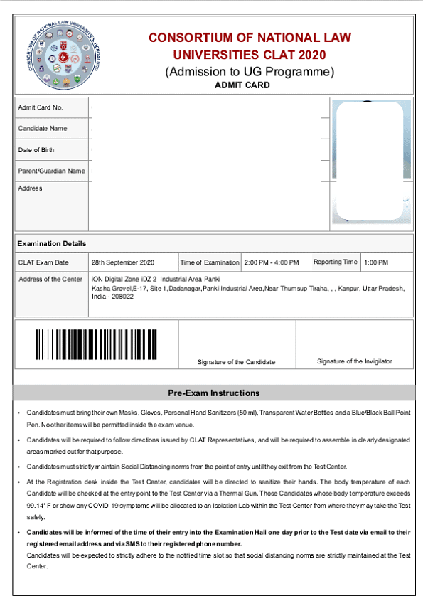 CLAT Admit Card 2026: Steps to Download Hall Ticket, Direct Link to Download NLU Hall Ticket, Exam Day Guidelines