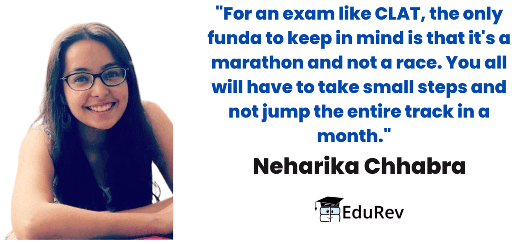 Neharika Chhabra`s CLAT Win: Consistency & Quality Prep = Key to Success! | How to Study for CLAT