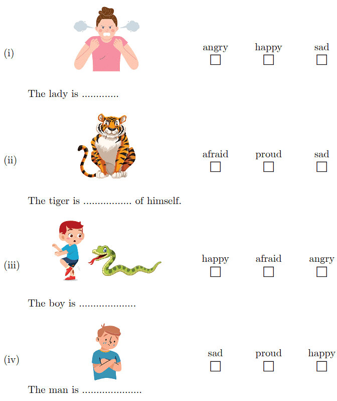 A Little Turtle/The Tiger and the Mosquito - 1 Class 1 Worksheet English Marigold Unit 8