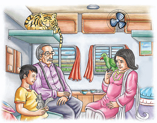 Travelling with Grandfather`s Zoo Summary Class 6 English Skylark