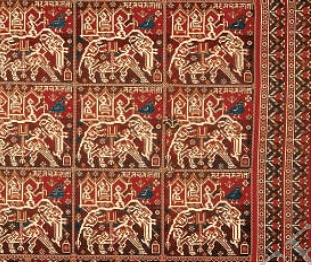 Patola weave, mid-19th century 