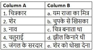 Worksheet: चतुर चित्रकार | Worksheets with Solutions for Class 5