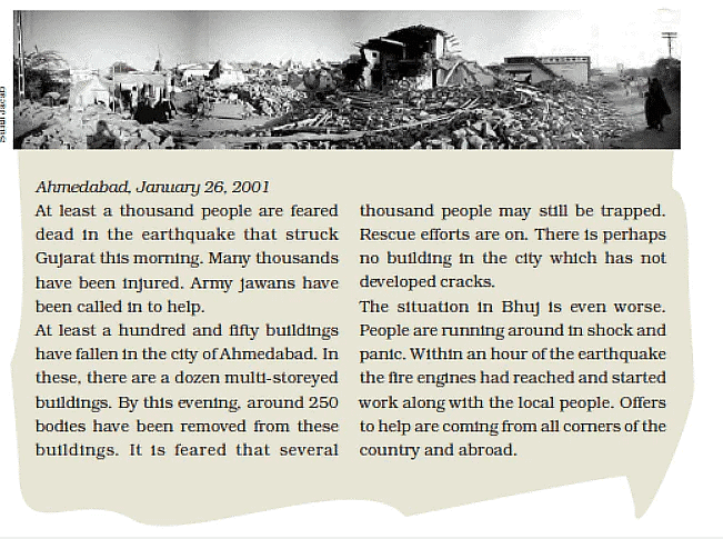 NCERT Solutions for Class 5 EVS Chapter 14 - When the Earth Shook