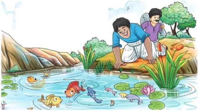 Worksheet: तीन मछलियाँ | Worksheets with Solutions for Class 5