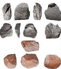 Figure 2.1 Tools made of stones