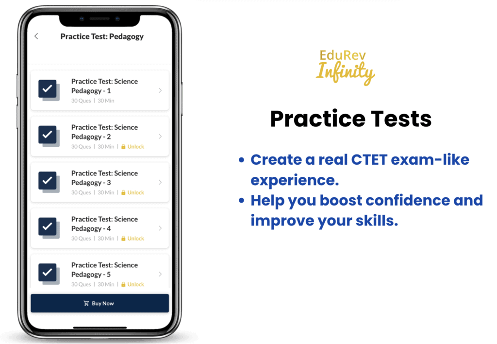 What do you get under EduRev Infinity Package for Science and Pedagogy Paper 2 | Science & Pedagogy Paper 2 for CTET & TET Exams - CTET & State TET
