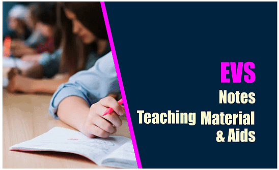 Notes: Teaching Material/Aids | EVS & Pedagogy Paper 1 for CTET & TET Exams - CTET & State TET