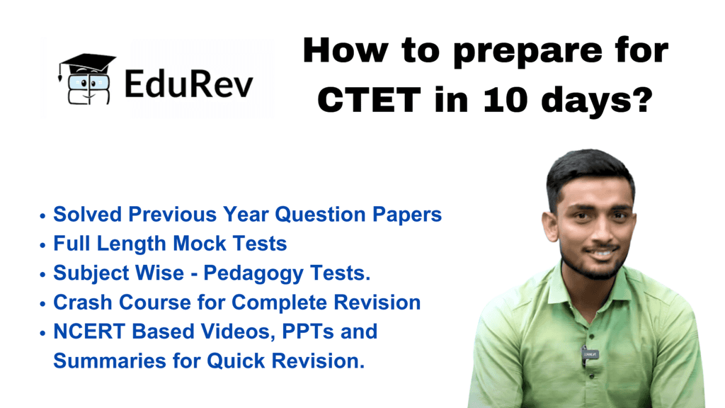 How to Prepare for CTET in 10 Days | How To Study For CTET - CTET & State TET