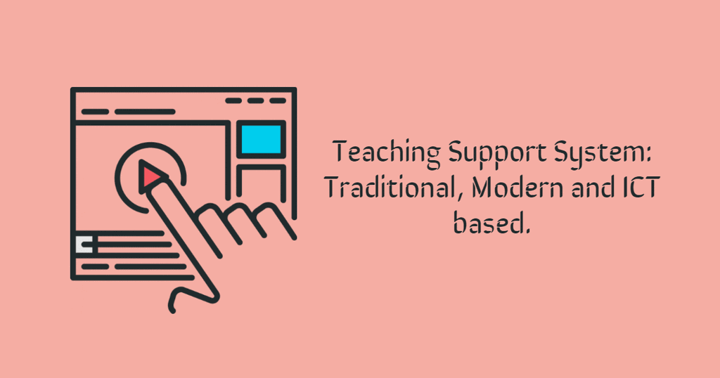Teaching Support System | Teaching Aptitude for Teaching Exam - B.Ed Entrance
