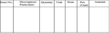 Methods of Taking Out Quantities | Civil Engineering SSC JE (Technical) - Civil Engineering (CE)