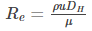 Reynolds Number Derivation