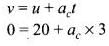 NCERT Exemplar: Motion in a Straight Line - 2 | NCERT Exemplar & Revision Notes for NEET