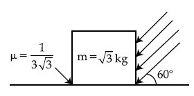 JEE Mains Previous Year Questions (2025)): Laws of Motion | Chapter-wise Tests for JEE Main & Advanced