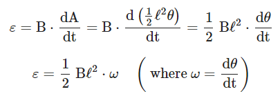 Important Derivations: Electromagnetic Induction | Physics Class 12 - NEET