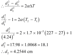 NCERT Solutions Class 11 Physics Chapter 10 - Thermal Properties of Matter