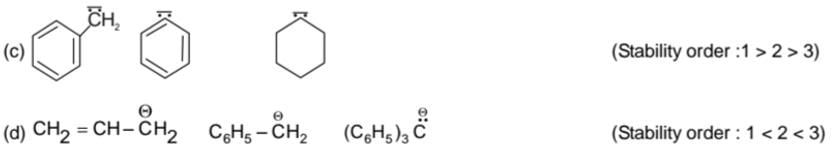 Carbocation & Carbanions - JEE
