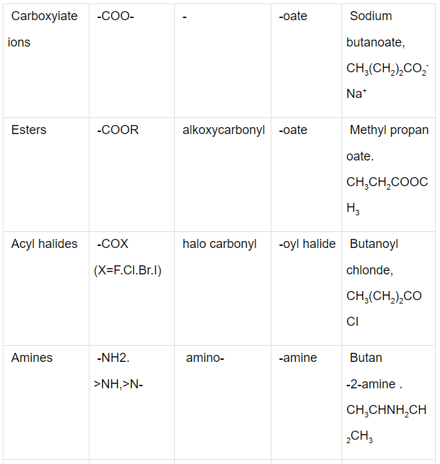 Nomenclature of Organic Compounds having Functional Groups | Chemistry Class 11 - NEET