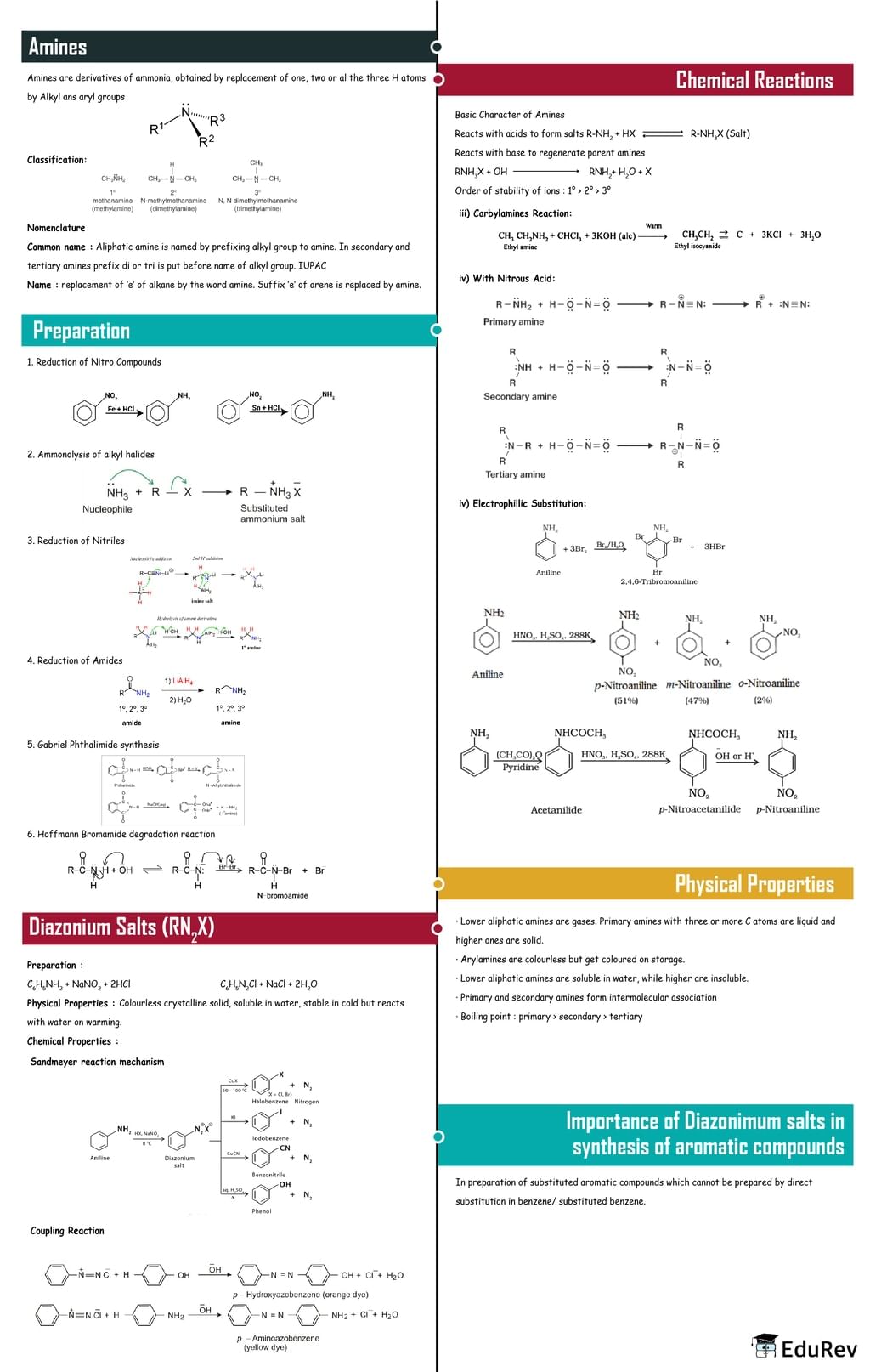 Mindmap: Amines | Chemistry Class 12 - NEET