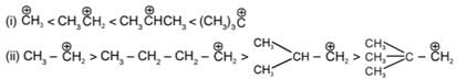 Carbocation & Carbanions - JEE