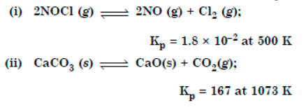 NCERT Solutions Class 11 Chemistry Chapter 6 - Equilibrium