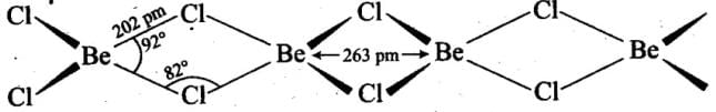 Structure of BeCl2 in Solid- State