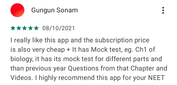 What users say about EduRev Infinity Package for NEET? | How To Prepare For NEET