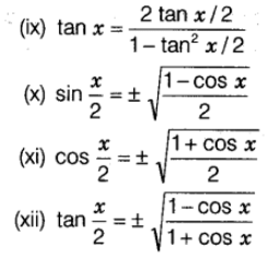 Trigonometric Functions Chapter Notes | Mathematics (Maths) Class 11 - Commerce
