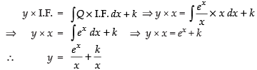 NCERT Exemplar: Differential Equations | Mathematics (Maths) for JEE Main & Advanced