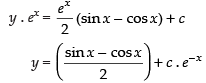 NCERT Exemplar: Differential Equations | Mathematics (Maths) for JEE Main & Advanced