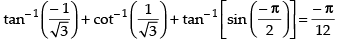 NCERT Exemplar: Inverse Trigonometric Functions | Mathematics (Maths) for JEE Main & Advanced