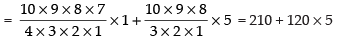 NCERT Exemplar: Permutations and Combinations- 2 | Mathematics (Maths) Class 11 - Commerce