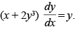 NCERT Exemplar: Differential Equations | Mathematics (Maths) for JEE Main & Advanced