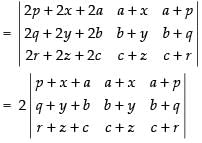 NCERT Exemplar - Determinants(Part-2) | Mathematics (Maths) Class 12 - JEE