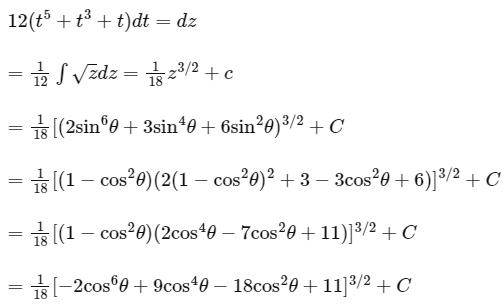 JEE Main Previous Year Questions (2025): Indefinite Integral | Chapter-wise Tests for JEE Main & Advanced