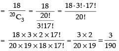 NCERT Exemplar: Probability | Mathematics (Maths) for JEE Main & Advanced