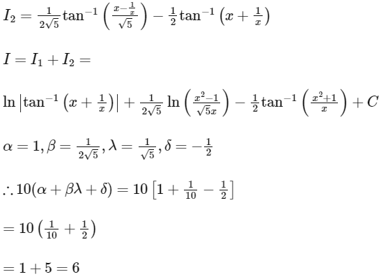 JEE Main Previous Year Questions (2025): Indefinite Integral | Chapter-wise Tests for JEE Main & Advanced