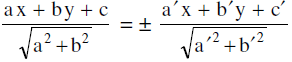 Important Straight Lines & Pair of Straight Lines Formulas for JEE and NEET