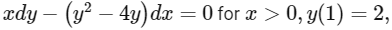 JEE Advanced Previous Year Questions (2018 - 2024): Differential Equations | Mathematics (Maths) for JEE Main & Advanced