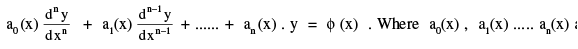 Important Differential Equations Formulas for JEE and NEET