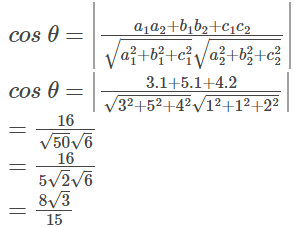 Important Questions: Three Dimensional Geometry | Mathematics (Maths) Class 12 - JEE