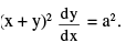 Important Differential Equations Formulas for JEE and NEET