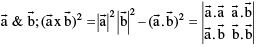 Important Vector Formulas for JEE and NEET