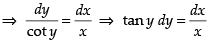 NCERT Exemplar: Differential Equations | Mathematics (Maths) for JEE Main & Advanced